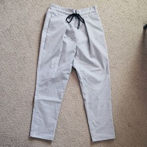 F21 Grid Paperbag Pants